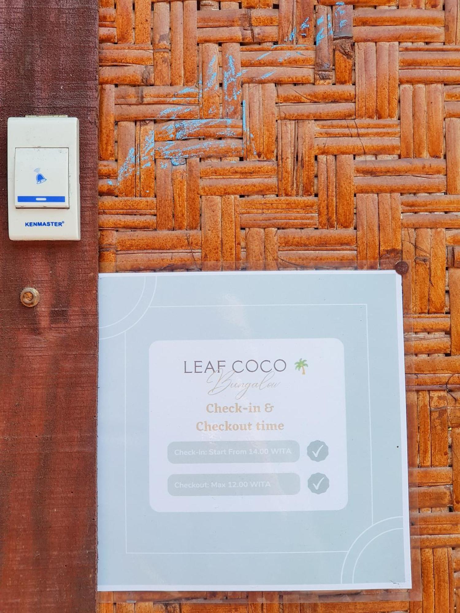 Leaf Coco Bungalow Gili Air Exterior photo
